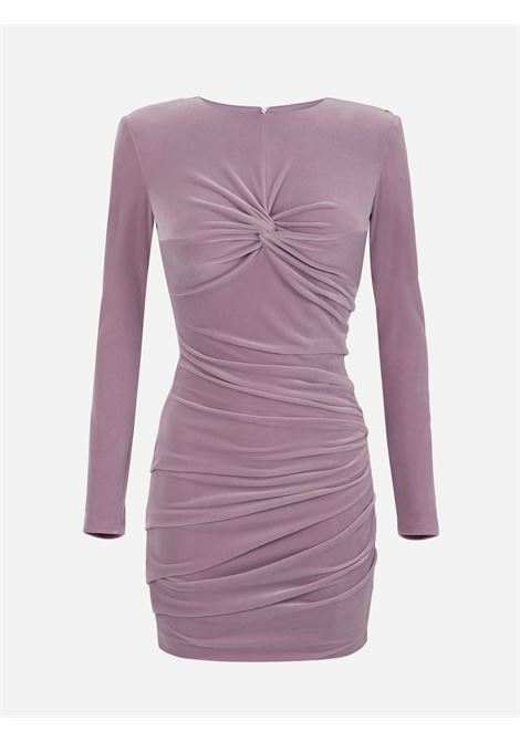 Miniabito in velluto drappeggiato Elisabetta Franchi ELISABETTA FRANCHI | Abiti | AB48337E2BI3